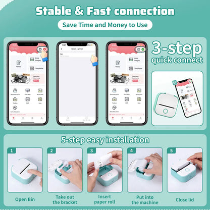 InklessMate™ Pocket Printer - Print Anything, Anywhere (No Ink Needed)