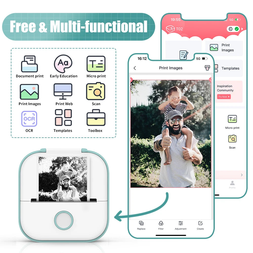 InklessMate™ Pocket Printer - Print Anything, Anywhere (No Ink Needed)